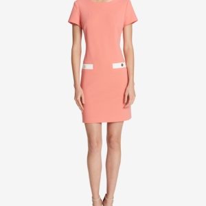 Tommy Hilfiger Faux-Pocket Shift Dress