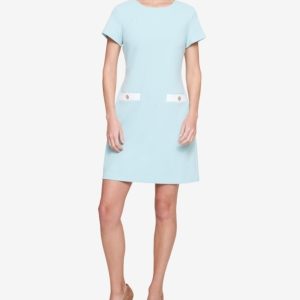 Tommy Hilfiger Faux-Pocket Shift Dress