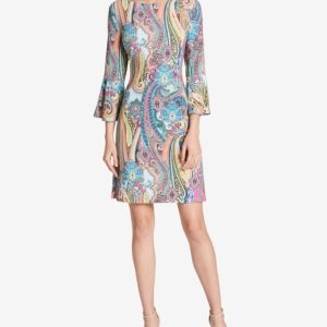 Tommy Hilfiger Printed Bell-Sleeve Dress