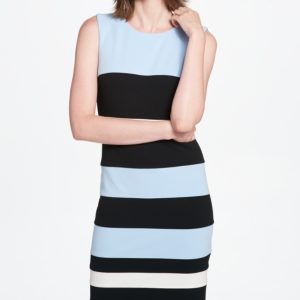 Tommy Hilfiger Striped Scuba Sheath Dress