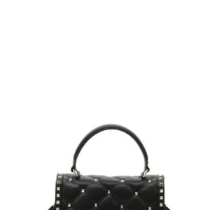 Valentino Garavani Candystud Lambskin Top Handle Satchel -