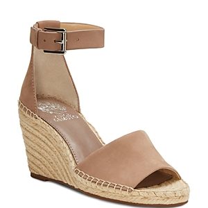 Vince Camuto Women's Leera Suede Espadrille Wedge Sandals