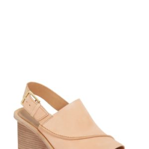 Women's Clarks Bermudan Block Heel Sandal, Size 9.5 M - Beige