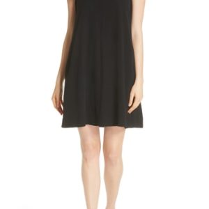 Women's Eileen Fisher A-Line Silk Shift Dress