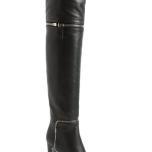 Women's Giuseppe Zanotti Bimba Over The Knee Boot, Size 6 M - Black