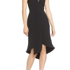 Women's Harlyn Uneven Hem Halter Neck Cocktail Sheath