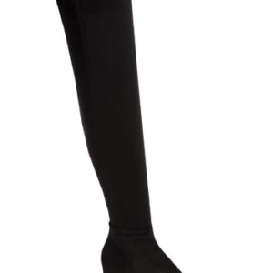 Women's Steve Madden Brinkley Over The Knee Stretch Boot, Size 7 M - Black