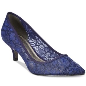 Adrianna Papell Lois Lace Evening Pumps Women's Shoes