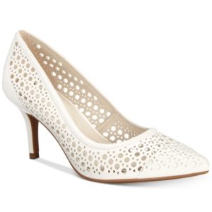 Alfani Women's Step 'N Flex Jennah Perforated Pumps, Created for Macy's Women's Shoes