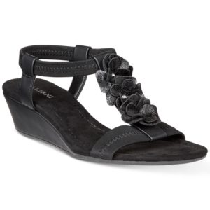 Alfani Women's Valensia Wedge Sandals, Created for Macy's Women's Shoes