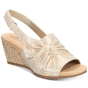 Bandolino Gayla Slingback Wedge Sandals Women's Shoes