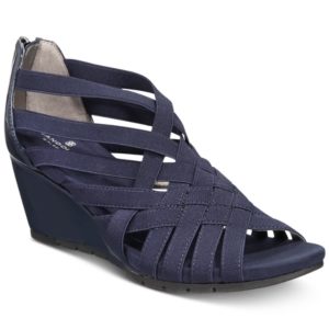 Bandolino Gillmiro Strappy Wedge Sandals Women's Shoes