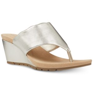 Bandolino Sarita Slip-On Wedge Sandals Women's Shoes