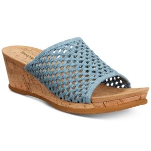 Baretraps Flossey Slip-On Wedge Sandals Women's Shoes