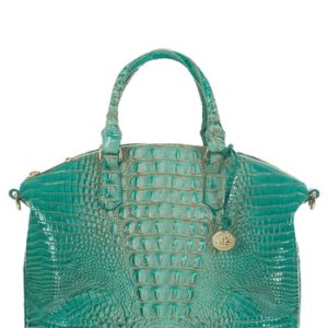 Brahmin 'Melbourne - Large Duxbury' Satchel - Blue/green