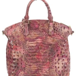 Brahmin 'Melbourne - Large Duxbury' Satchel - Pink