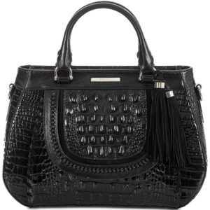 Brahmin Raelynn Black Wilde Satchel