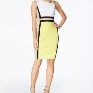 Calvin Klein Petite Colorblocked Sheath Dress