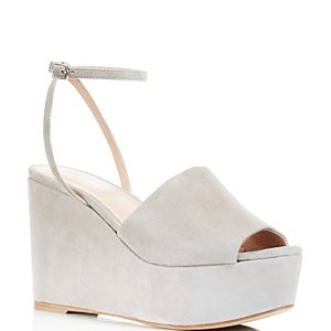 Charles David Patricia Platform Wedge Ankle Strap Sandals