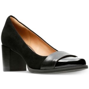 Clarks Artisan Women's Tarah Brae Block-Heel Pumps Women's Shoes