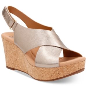 Clarks Collections Women's Annadel Eirwyn Wedge Sandals Women's Shoes