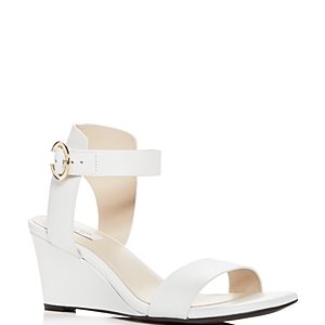 Cole Haan Women's Rosalind Leather Wedge Sandals