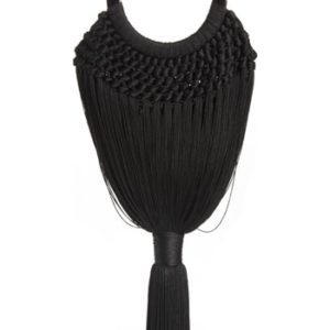 Cult Gaia Small Tassel Bag - Black