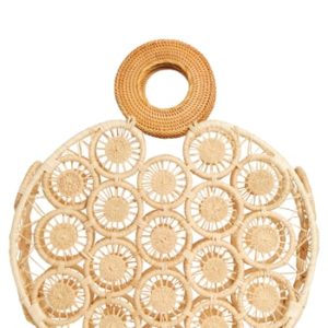 Cult Gaia Stella Round Straw Bag -