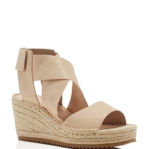 Eileen Fisher Willow Espadrille Platform Wedge Sandals