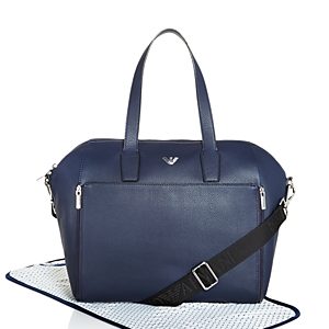 Emporio Armani Top Handle Diaper Bag with Changing Pad - Baby