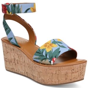 Franco Sarto Jovie Platform Wedge Sandals Women's Shoes