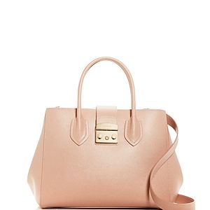 Furla Metropolis Medium Convertible Leather Satchel