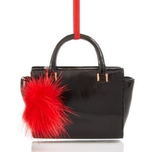 Holiday Lane Pom-Pom Handbag Ornament, Created for Macy's