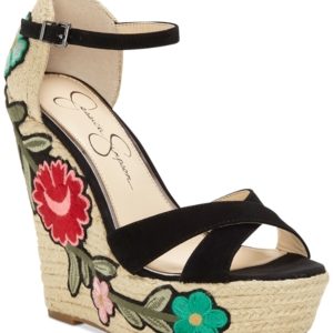 Jessica Simpson Apella Patch Wedge Sandals Women's Shoes