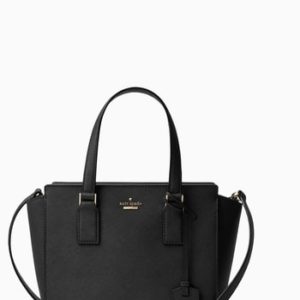 Kate Spade New York Cameron Street - Small Hayden Leather Satchel - Black