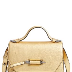 Mackage Keeley Leather Satchel - Metallic