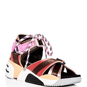 Marc Jacobs Women's Somewhere Satin Platform Wedge Sport Sandals