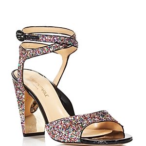 Marion Parke Women's Loretta Rainbow Glitter High-Heel Sandals