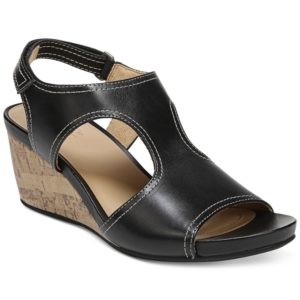 Naturalizer Cinda Wedge Sandals Women's Shoes