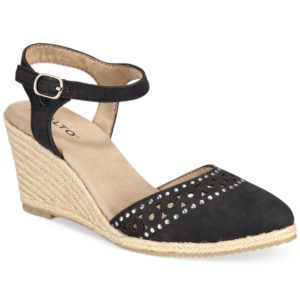 Rialto Constance Espadrille Wedge Sandals Women's Shoes