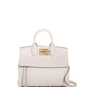 Salvatore Ferragamo The Studio Bag Leather Satchel