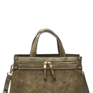 Sole Society Zypa Faux Leather Satchel - Green