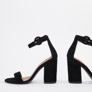 Steve Madden suede heeled sandals - Black