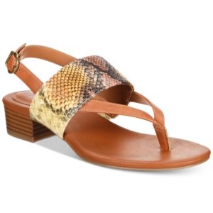 Style & Co Marxie Block-Heel Sandals, Created For Macy's Women's Shoes