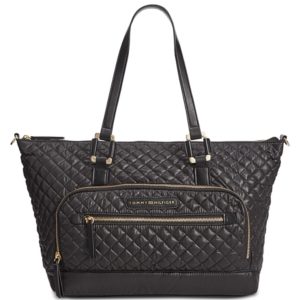 Tommy Hilfiger Alva Nylon Quilted Satchel