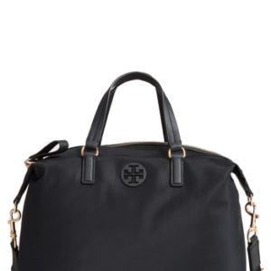 Tory Burch Tilda Slouchy Nylon Satchel - Black