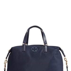 Tory Burch Tilda Slouchy Nylon Satchel - Blue