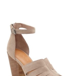 Women's 1.state Nallay Block Heel Sandal, Size 5 M - Beige