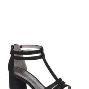 Women's Adrianna Papell Anella Block Heel Sandal, Size 8.5 M - Black