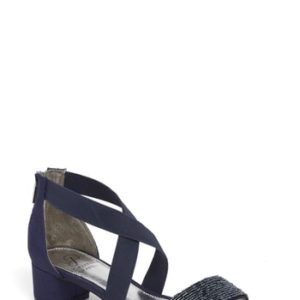 Women's Adrianna Papell Teagen Block Heel Sandal, Size 5.5 M - Blue